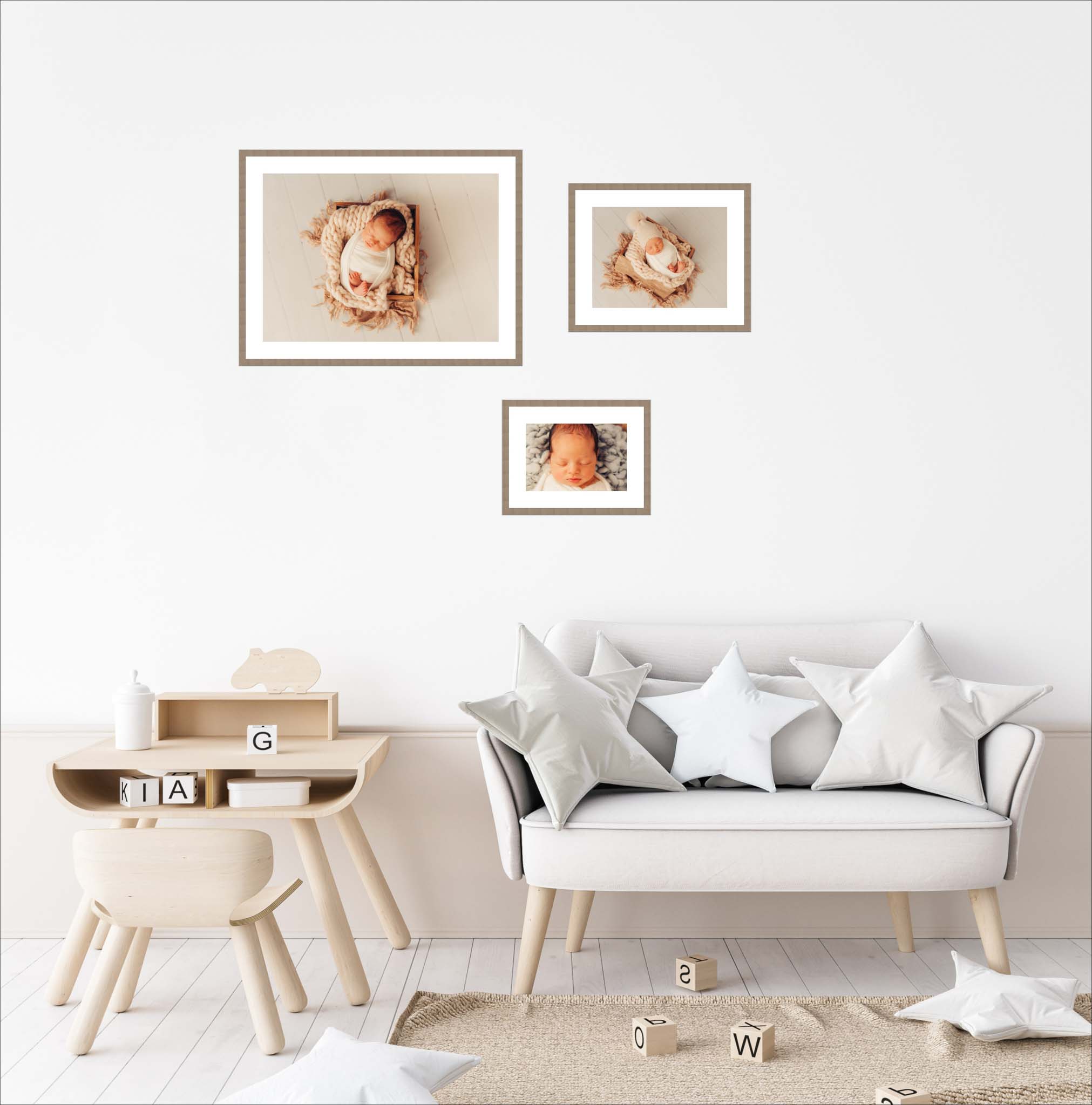 Babyfotograf München: Wandbilder Babyfotos